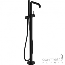 Смеситель для ванны напольный Hansgrohe Tecturis S 73440670 матовый черный