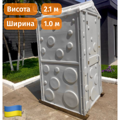 Туалетна кабіна для дачі з рідиною для біотуалету Екобуд Луцьк
