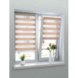 Жалюзі день ніч Софт світло-коричневий