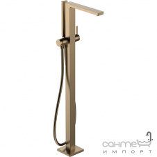 Смеситель для ванны напольный Hansgrohe Tecturis E 73445140 бронза