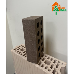Кирпич гладкий пустотелый ECOBRICK (250х120х65) коричневый Киев