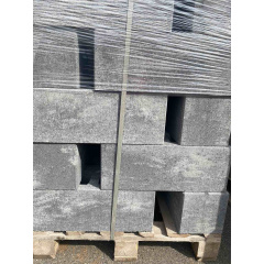 Євроблок для забору колормікс Графіт (190х190х500) Полтава