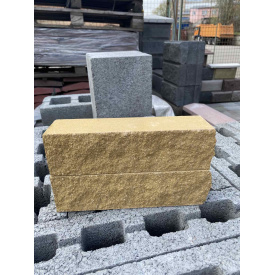 Кирпич облицовочный половинки ECOBRICK (250х55х65) желтый