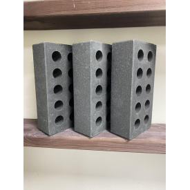 Кирпич гладкий пустотелый ECOBRICK (250х120х65) серый