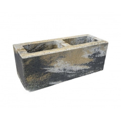 Евроблоки трехцветные (190х190х500) Виноградов