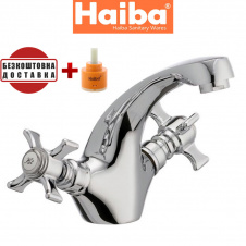 Змішувач для умивальника HAIBA ZEUS Chr-161