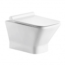 LEON Rimless унітаз 51*36*35см підвісний, сидіння Slim slow-closing