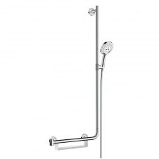 Hansgrohe Unica Comfort Набор для душа Raindance Select S 120 /штанга Unica Comfort 1,10 м правая, белый/хром