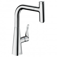 Hansgrohe Metris Select Смеситель для кухни 240, однорычажный, с выдвижным изливом Київ