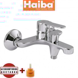 Змішувач для ванни короткий ніс HAIBA DANIEL EURO (Chr-009)