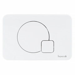 IMPRESE i7115, клавіша змиву, білий глянець, пластик Костополь