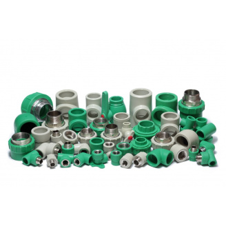 PPR тройник-переходник PN20 GreenLife 50х40х50 мм (PipeLife)