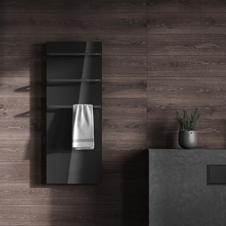 Рушникосушка електрична ONYX s3L 1200x470 mm Чорний матовий