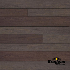 Терасна дошка двостороння BRUGGAN MULTICOLOR Wenge дерево-полімерна композитна дошка штучна для тераси та басейну коричнева