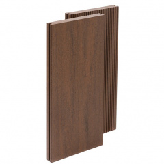 Террасная доска двухсторонняя BRUGGAN MULTICOLOR Cedar дерево-полимерная композитная доска искусственная для террасы и бассейна коричневая Ровно