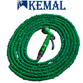 Шланг розтяжний для поливу Kemal Magic Hose Green 1/2 7.5-22.5 м
