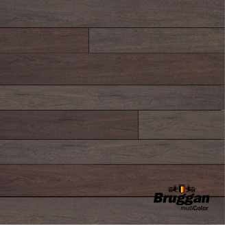 Терасна дошка двостороння BRUGGAN MULTICOLOR Wenge дерево-полімерна композитна дошка штучна для тераси та басейну коричнева