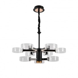 Люстра світлодіодна акрилова Sirius N 3705-6 3 BLACK GD 98W