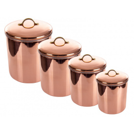 Банки Lefard Noble Metal 4 шт Золотистый (AL186533)