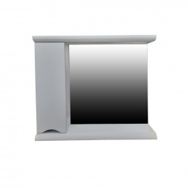 Зеркало в ванную комнату The MIX Smile 50 см левый