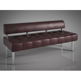 Диван Тонус без подлокотников Sentenzo 1600x600x700 Темно-вишневый