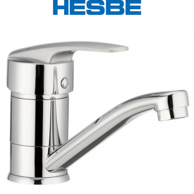 Змішувач для умивальника ялинка на шпильці HESBE AGAT (Chr-004) 15cm