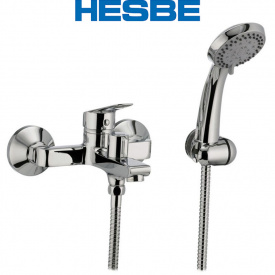 Смеситель для ванны короткий нос HESBE NIKAS EURO (Chr-009)