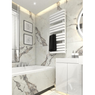 Рушникосушка водяна Terma Warp S 1110x500 White mat
