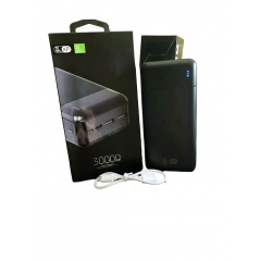 Зовнішній акумулятор Power Bank King Power KP35 2xUSB 30000 mAh Black (3_02404) Оріхів