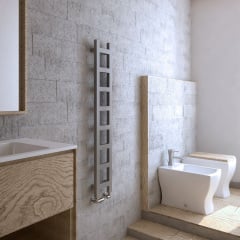 Полотенцесушитель электрический Terma Easy 1280x200 тен МОА Black mat Камень-Каширский