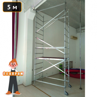 Вышка-тура из алюминия 5.0 м Техпром