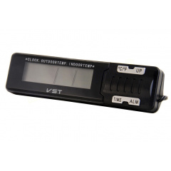 Внутренний и наружный термометр с часами VST VST-7065 Красноград