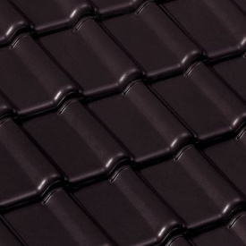 Керамическая черепица Monier Пастель Хрустальный черный