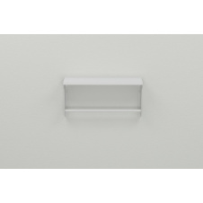 Полка настенная Ferrum-decor Юзиби 270x600x150 металл Белый ДСП Белое 16 мм (UZI0029)