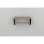 Полка настенная Ferrum-decor Комфи 260x500x240 металл Черный ДСП Сонома Трюфель 16 мм (KOM0005) Володарск-Волынский
