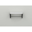 Полка настенная Ferrum-decor Комфи 260x500x240 металл Черный ДСП Белое 16 мм (KOM0001) Каменец-Подольский