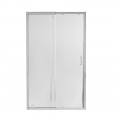 Душевая дверь в нишу Qtap Taurus CRM2013-14.C6 130-140x185 см, стекло Clear 6 мм, покрытие CalcLess Київ