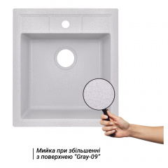 Мойка Кухонная Lidz 460Х515/200 Gra-09 (Lidzgra09460515200) Вышгород
