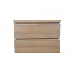 Подвесная пластиковая тумба The MIX Лями Wood 4236-oak mat ламинация под умывальник 80 см Дуб Одеса