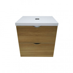 Пластиковая подвесная тумба The MIX Лями Wood 60 см Дуб Балаклея