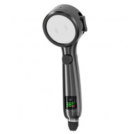 Лейка для душа RIAS RS-33 с LED индикатором температуры 4 режима Black