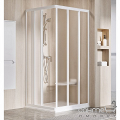Душевой уголок раздвижной Ravak Supernova ASRV3-80 198 Grape 15V401R2ZG белый Київ