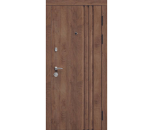 Входные двери металлические Меджик МДФ срез дерева/дуб медовый 860х960х2050 мм