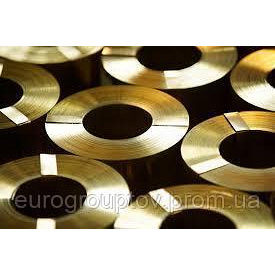 Лента латунная 0,1х70 Л63 мягкая твердая бухта отмотка ассортимент