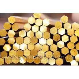 Шестигранник латунный 7х3000 ЛС59 ассортимент доставка порезка