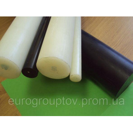 Капролон (полиамид-6) стержень черный толщина 75,0 мм (1000 мм)