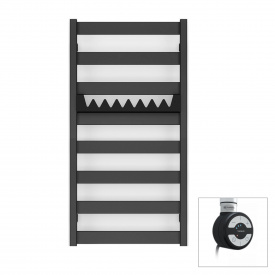 Рушникосушка електрична Terma Vivo 910x500 Black mat тен MOA