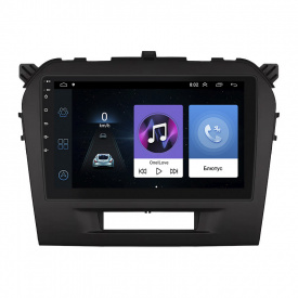 Штатная магнитола Lesko Suzuki Vitara II Рестайлинг 2018-н.в. 9" 1/16Gb Wi-Fi GPS Base (10285-55117)