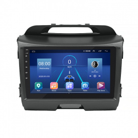 Штатная магнитола Lesko для Kia Sportage III Рестайлинг 2014-2016г. 9" 2/32Gb/ 4G/ Wi-Fi Premium GPS Android