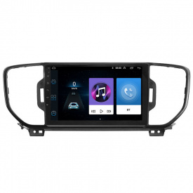 Штатная автомагнитола Lesko для Kia Sportage 4 (2016-2018гг.) 9" 2/32GB 4G Premium GPS